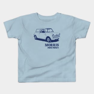 morris mini minor classic english car Kids T-Shirt